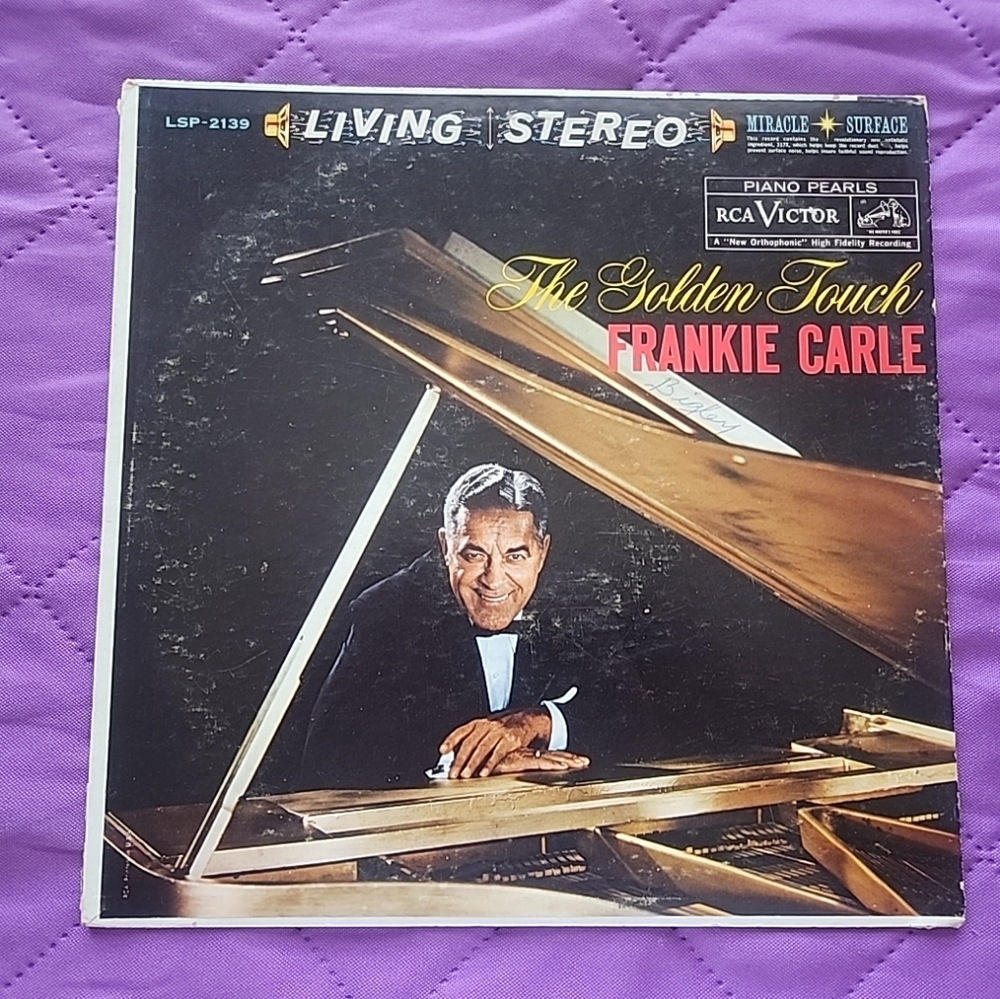 Frankie Carle: The Golden Touch. Piano Music. Vinyl Record Album LP. LSP-2139